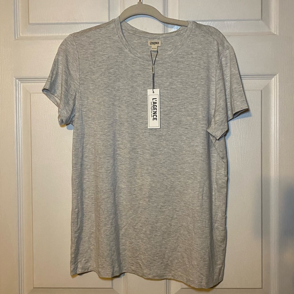 L’AGENCE Ressi Fitted T-shirt Size XXL